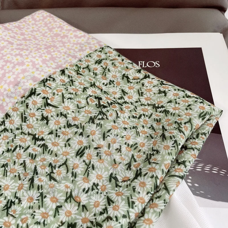 Женская мода садовый цветочный принт с маргаритками и кисточками Женский мягкий