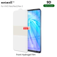 9d soft front back hydrogel film for vivo nex 3 nex 2 full cover screen protector protective film not glass