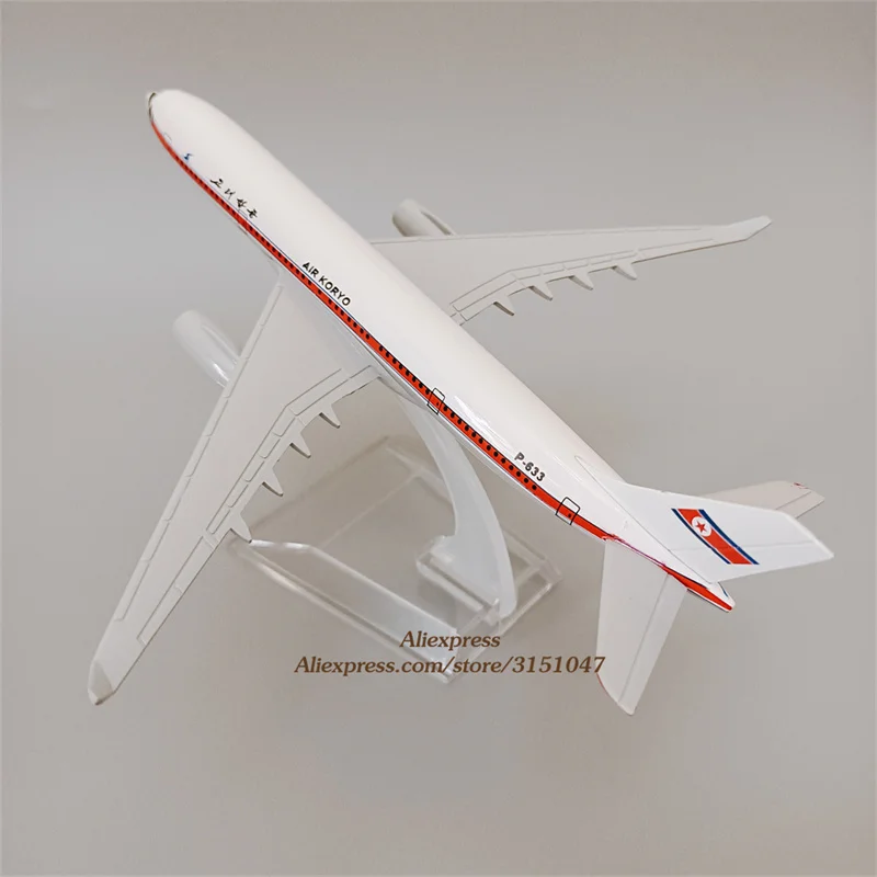 

Модель самолета из металлического сплава, 16 см, северокорейские авиакомпании KORYO Airlines, аэробусы A330, литые модели самолета, модель самолета, п...