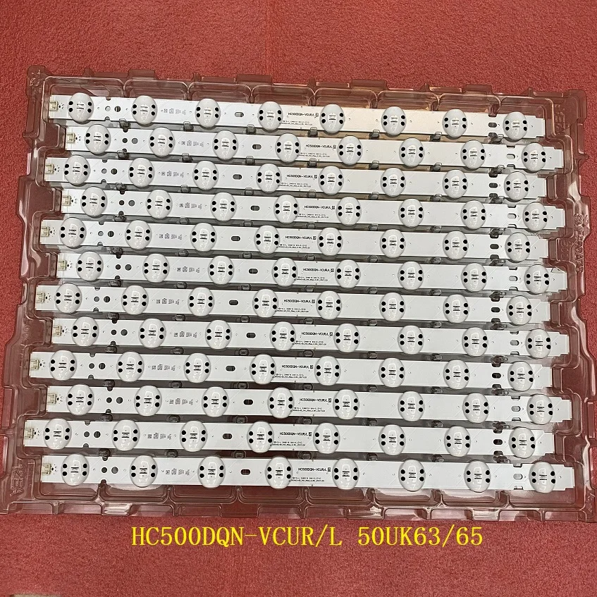 30 шт./лот светодиодная Подсветка полосы для LG 50UK6520PSA 50UK6520 50UK6510PSF 50UK6510 50UK6500 HC500DQN VCUR/L