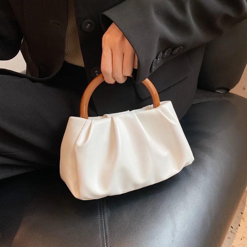 

Girly Small Bag Female Summer New Trendy Fashion Portable Messenger Bag Western Style Fold Ring Shoulder Bag