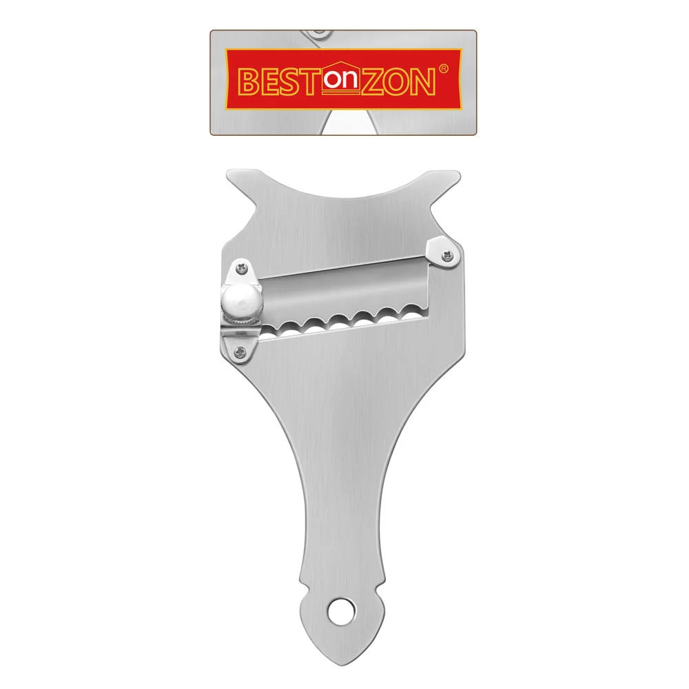 

BESTONZON 2pcs Chocolate Truffle Planer Stainless Steel Truffle Slicer Cheese Shaver Portable Kitchen Gadget for Home Kitchen Re