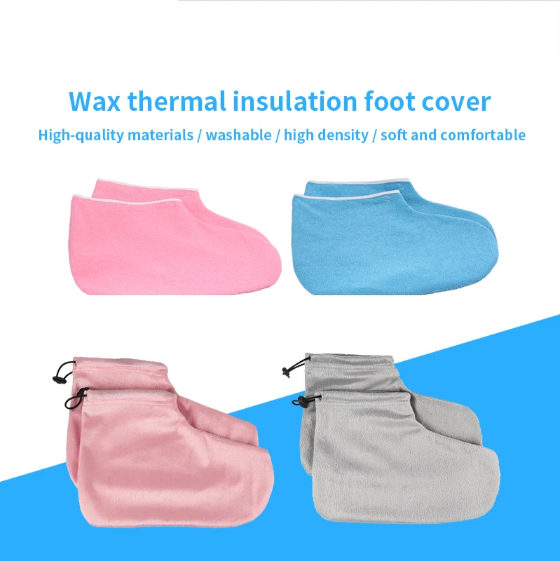 

Nail Art Hand Light Manicure Gel Shield Dryer Tool Professional Paraffin Wax Protection Leg Foot Gloves Warmer SPA Pedicure