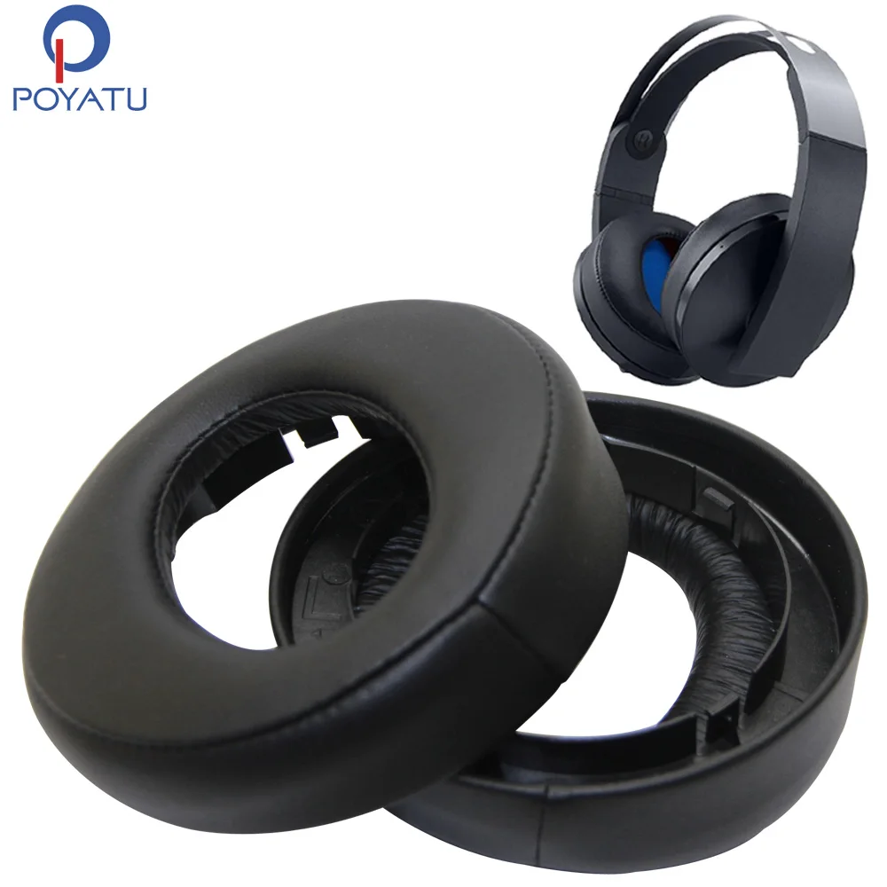 

Earpads for Sony PlayStation 4 Platinum Wireless Headset Headphone PS4 Replacement Earpad Ear Pad Cushion Cups CECHYA-0090