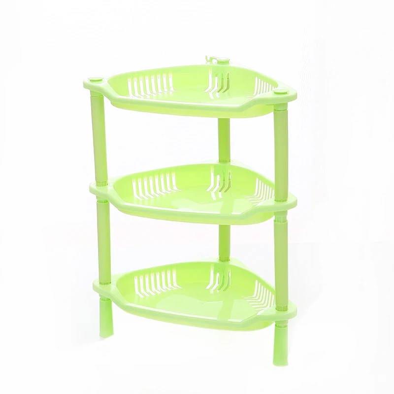 3-слойный угловой стеллаж для хранения шкафчик ванной кухни органайзер мелочей