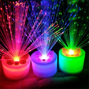 LED Optic Fiber Night Light Atmosphere Lamp Battery Powered Starry sky Wedding Party Decorative Light