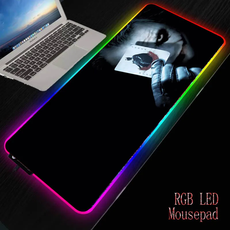 

MRGBEST Funny Joker Anime Gamer Pad Mice Anti-slip Stitched Edge Mouse-pad Smooth Surface Keyboard Pad for Gaming and Working