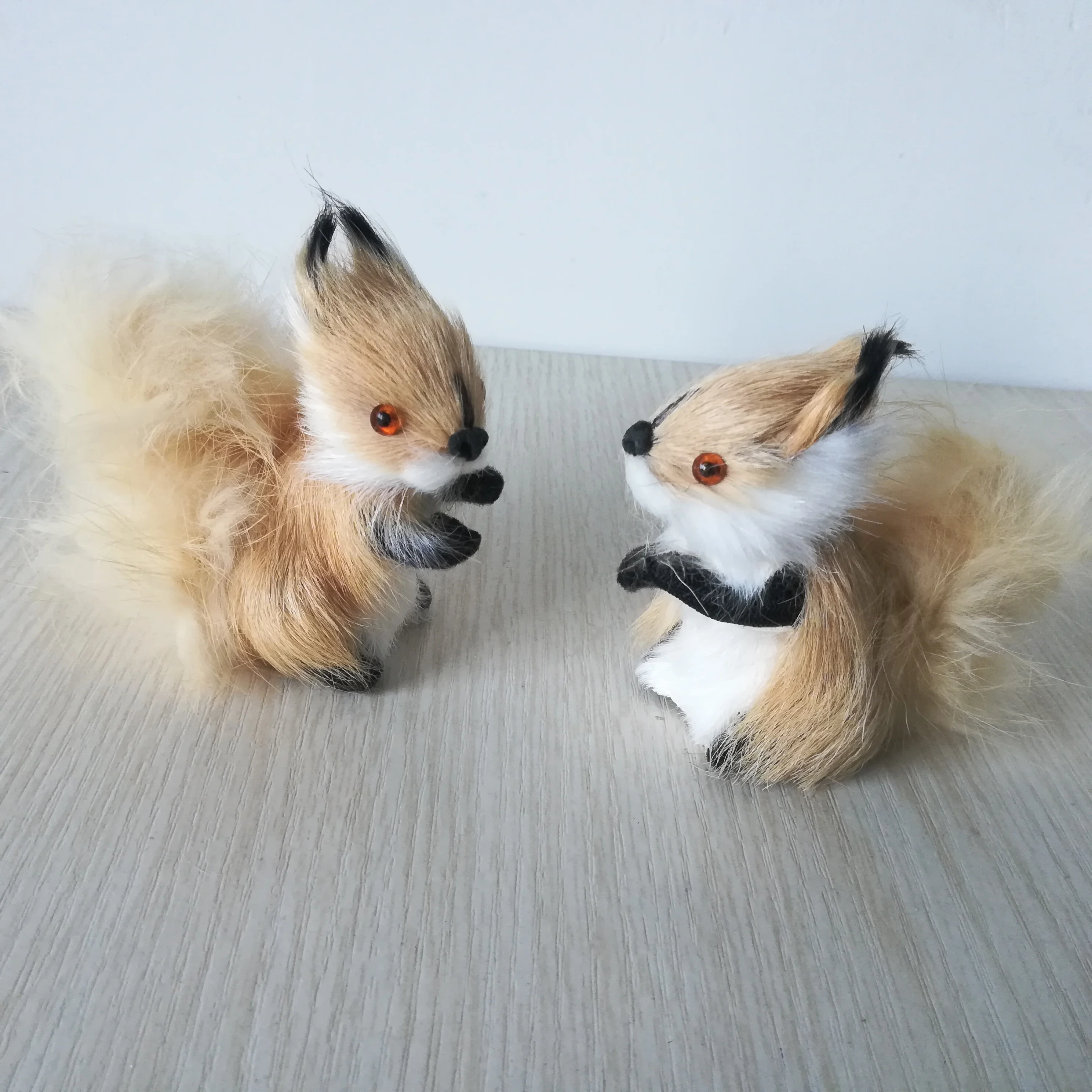 real life toy mini 7x7cm brown squirrel hard model polyethylene&ampfurs squirrels one pair home decoration props h0459 | Игрушки и хобби