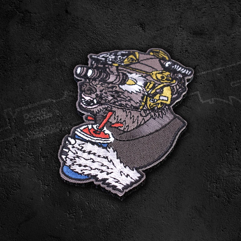 Механический шлем Slush Wolf вышитый патч волшебная глава тактическая наружная