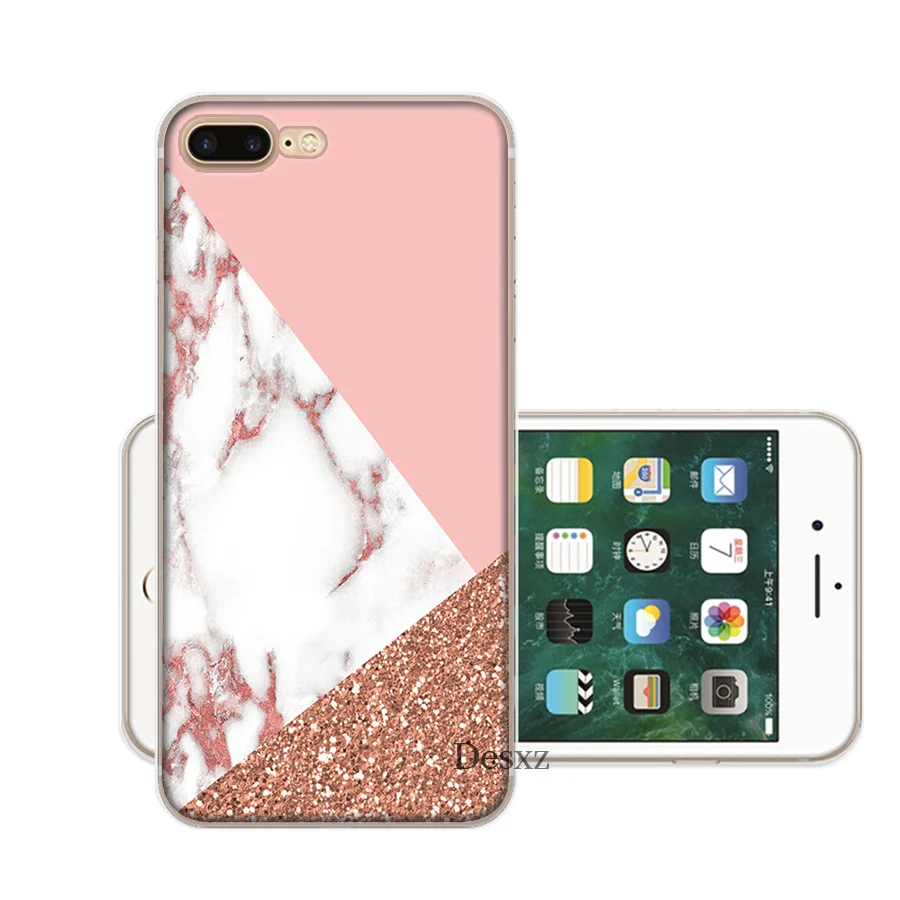 Phone Case Marble Stone With Rose And Peony Popular for iPhone 8 7 6 6S Plus 11 Pro X XS XR MAX 5 5S SE Cover |