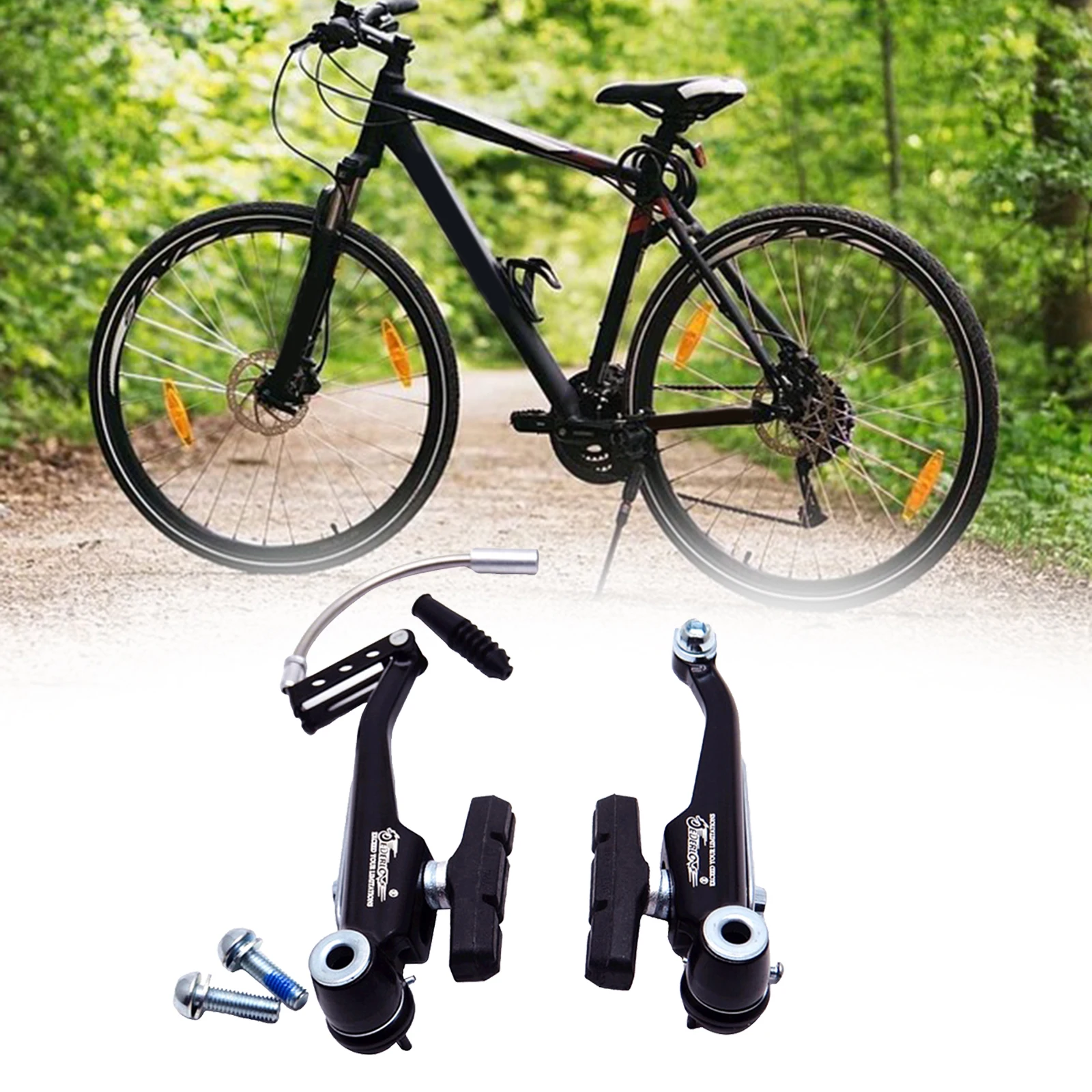 

Bike V Brake Set BMX Linear Pull V-Brake Cantilever Boots Parts