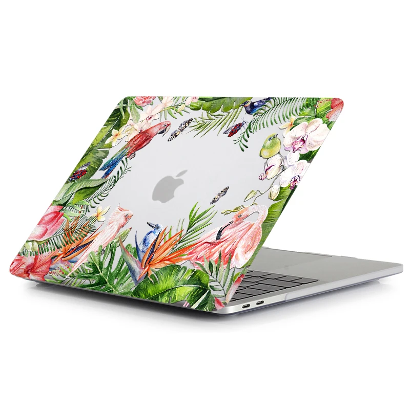 MTT чехол для ноутбука с цветочным узором и кристаллами для Macbook Air 11 13 Pro retina 13 15 дюймов с сенсорной панелью, Жесткий Чехол для ноутбука