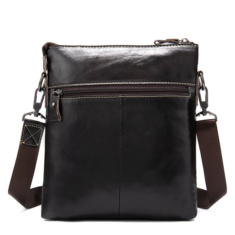 MVA модная мужская сумка через плечо мягкая кожаная 100% натуральная кожа на |