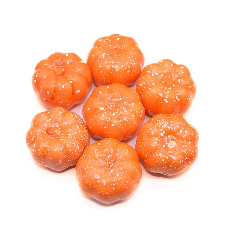 

100Pcs Mini Artificial Pumpkin Fake Simulation Vegetable Happy Halloween Decoration for Home Halloween Props Diy Crafts