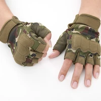 mens tactical gloves military army shooting fingerless gloves anti slip outdoor hunting sports paintball airsoft bicycle gloves