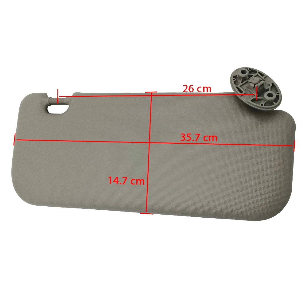 Серый автомобильный солнцезащитный козырек с зеркалом левый правый для Toyota Corolla