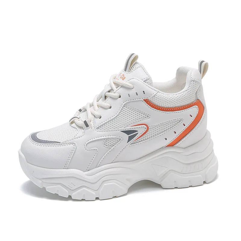 

Women Chunky Sneakers Fashion Thick Sole Non-Slip Mesh Running Shoes Female Platform Casual Woman Vulcanize Shoes