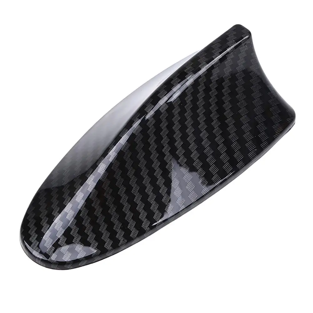 

Stylish Carbon Fiber Car Vehicle Roof Shark Fin Antenna Aerial Auto Decoration Carbon Fiber Texture Car Decorative Antenna