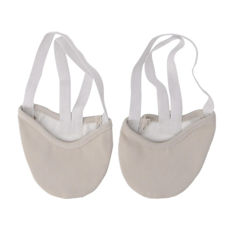 

Half Faux Leather Ballet Pointe Dance Shoes Rhythmic Gymnastics Slippers QW