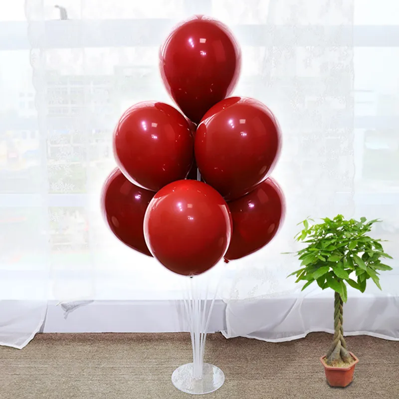 20 шт гранат красные шары 10 дюймов двухслойные для свадьбы День Святого Валентина