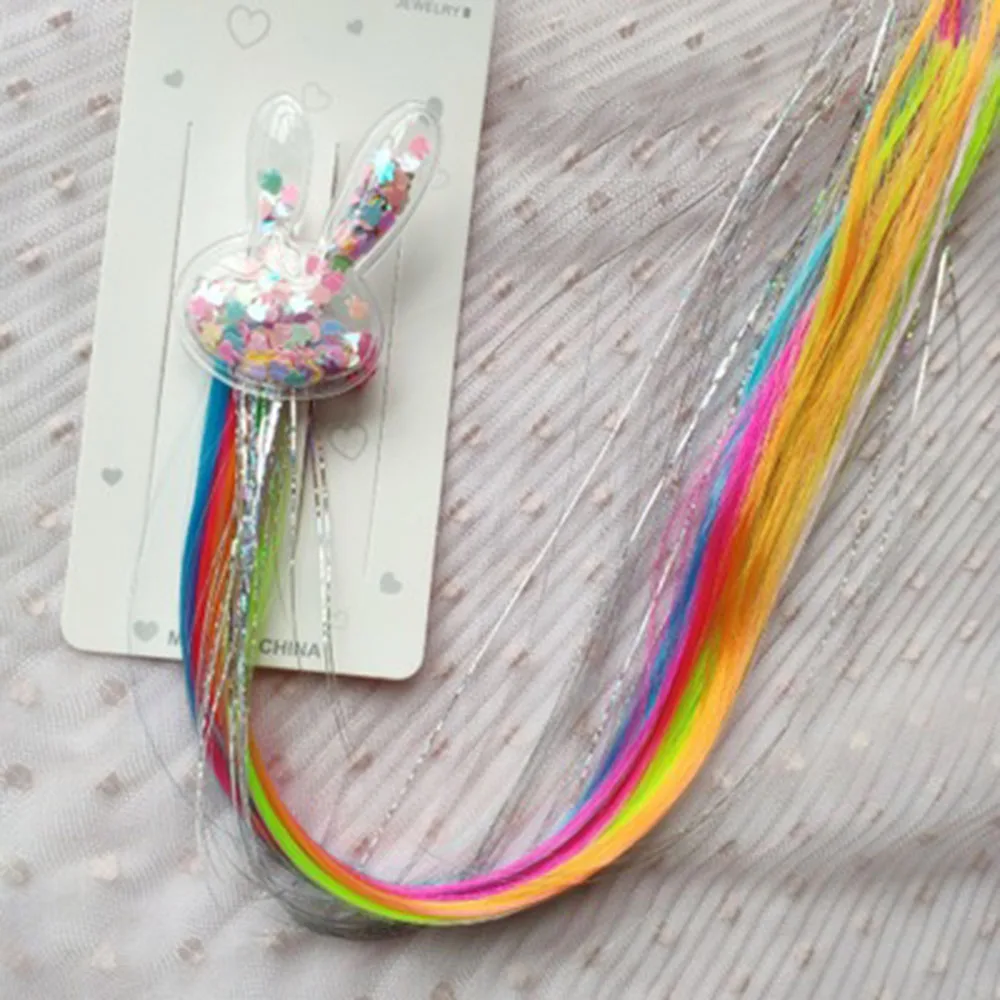 Новые милые Мультяшные зажимы для волос с зыбучим песком девочек заколки