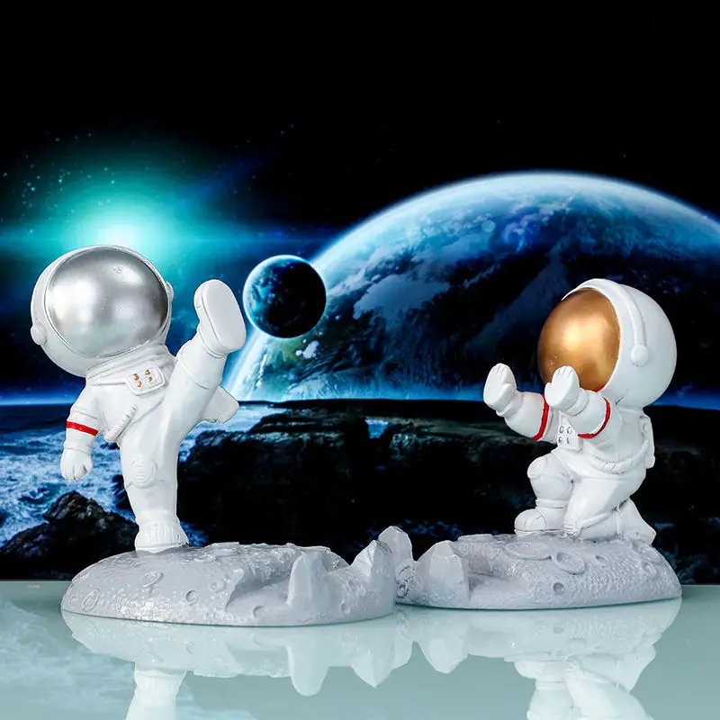 for iphone and android smartphone stand creative astronaut holder ornaments design home office accessories cell phone holder free global shipping