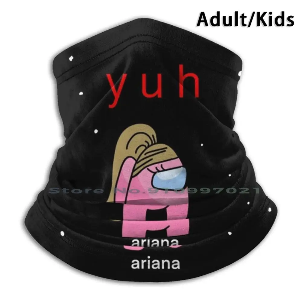 Yuh Ариана самозванец шарф маска шеи теплые уход за кожей лица обертывания бандана