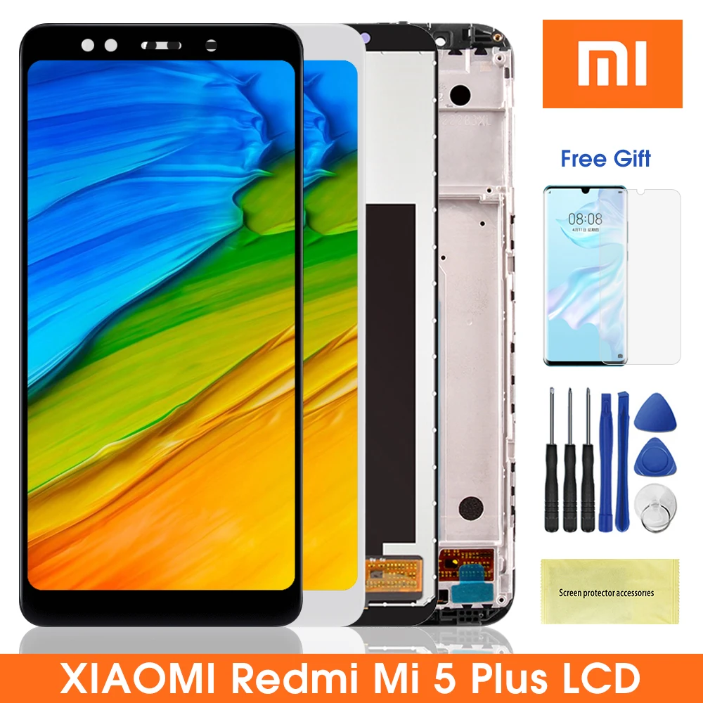 ЖК дисплей 5 Plus для Xiaomi Redmi сенсорный экран дигитайзер Замена Redmi5 дисплеи|Экраны