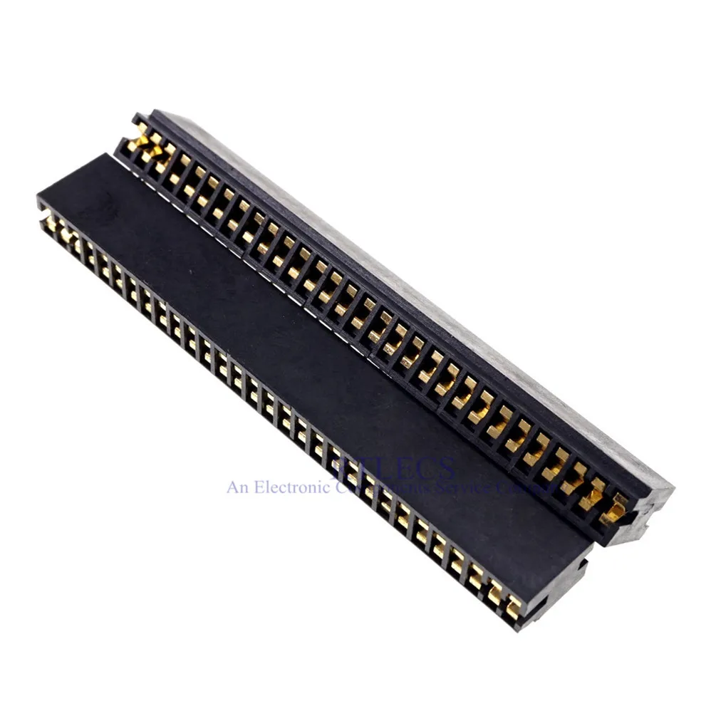 5 шт. тестовая розетка для сгорания шаг 2 54 мм позолоченный Однорядный 30