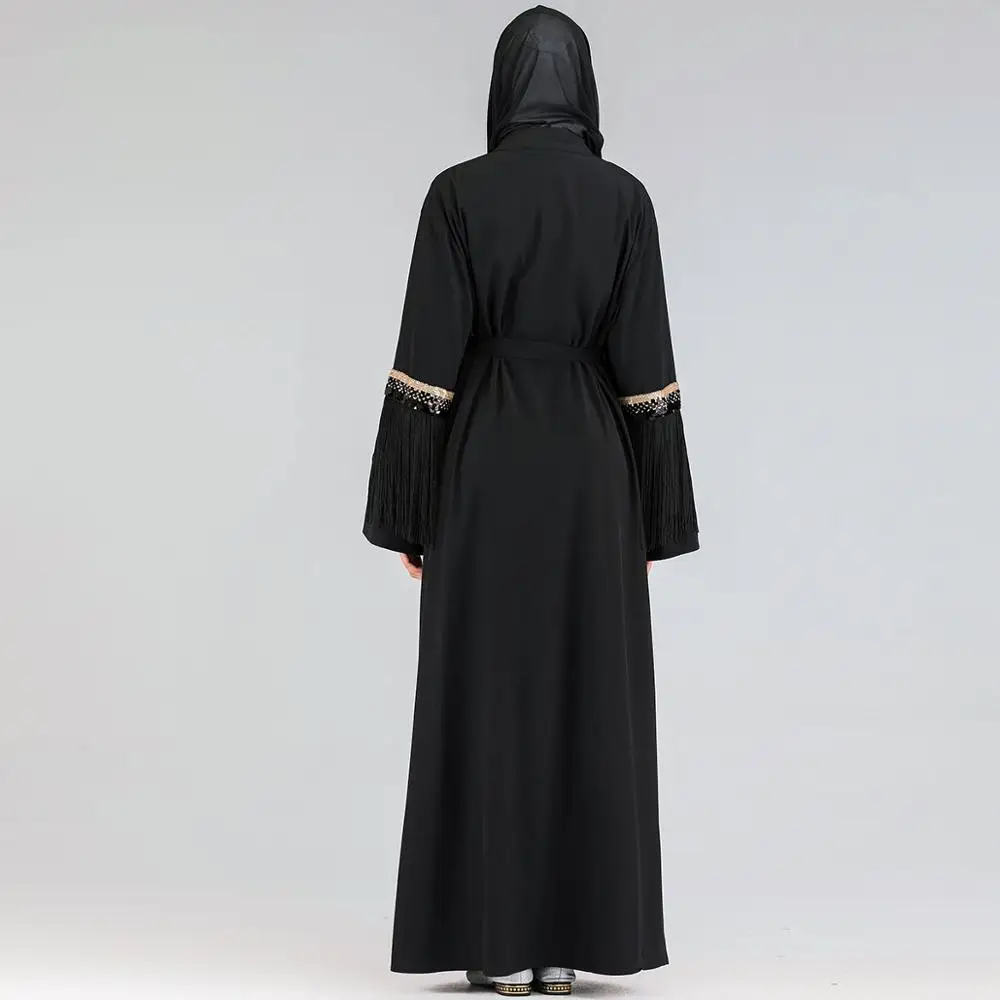 Рамадан Абая для женщин мусульманский хиджаб платье Caftan кимоно кардиган Abaya