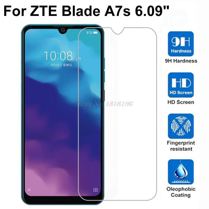Защитное стекло для экрана закаленное ZTE BLADE A7S 9H 2.5D телефона Blade A7s защитная пленка