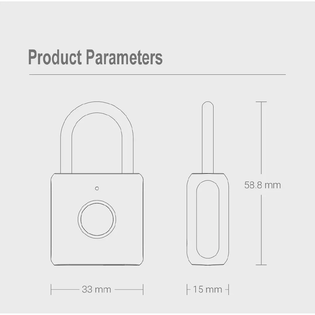 Xiaomi Uodi Youdian Kitty умный дверной замок с отпечатком пальца Замок usb-зарядкой без ключа