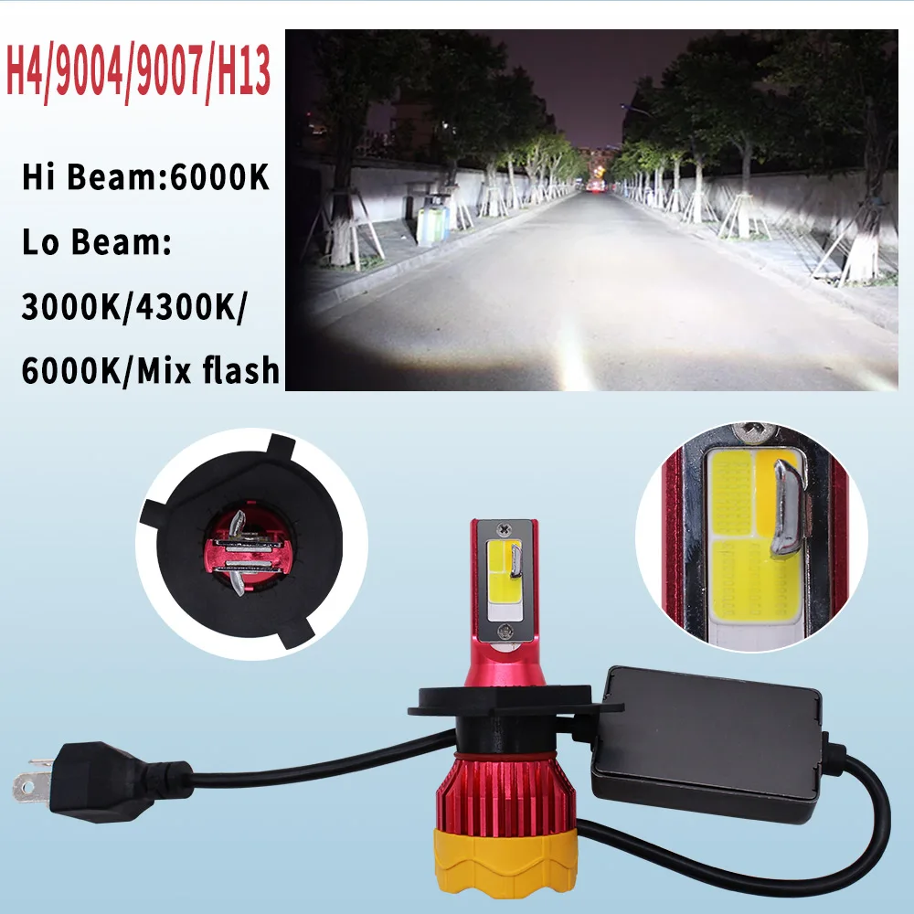 СВЕТОДИОДНЫЙ Автомобильный светильник HAOSJ H7 3000K 6000K 4300K H11 светодиодный