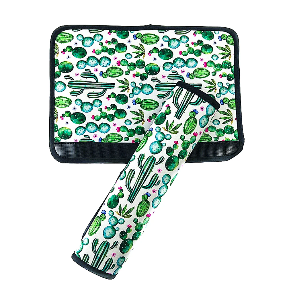 

Car Seat Belt Cushion Shoulder Cover Universal Diving Material Cactus Car Seat Belt Pads Strap Cover for Adults
