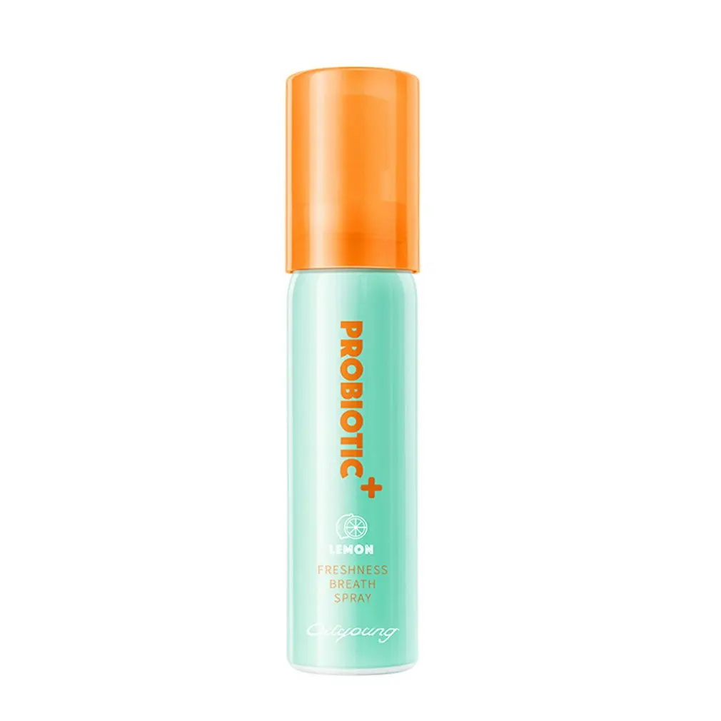 

15ml Probiotic Mouth Freshener Breath Freshener Spray Portable Anti-bad Breath Spray Long Lasting Mint Lemon Fragrance