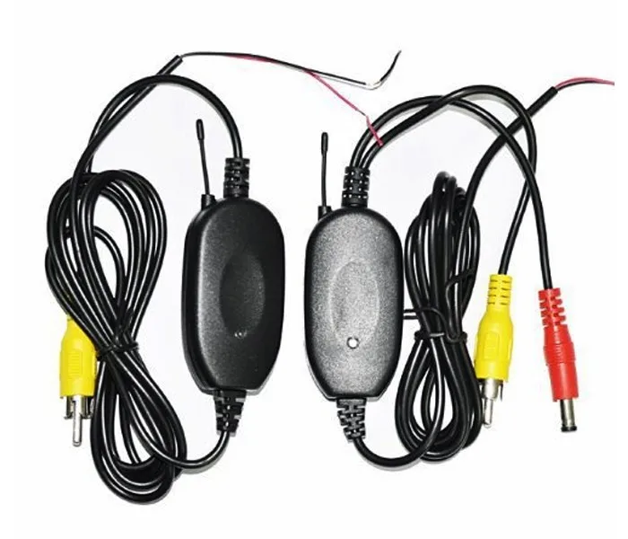 12V 24V 2.4G Wireless Color Video Transmitter and Receiver for Car Rear View Camera and Car DVD Player Parking Monitor