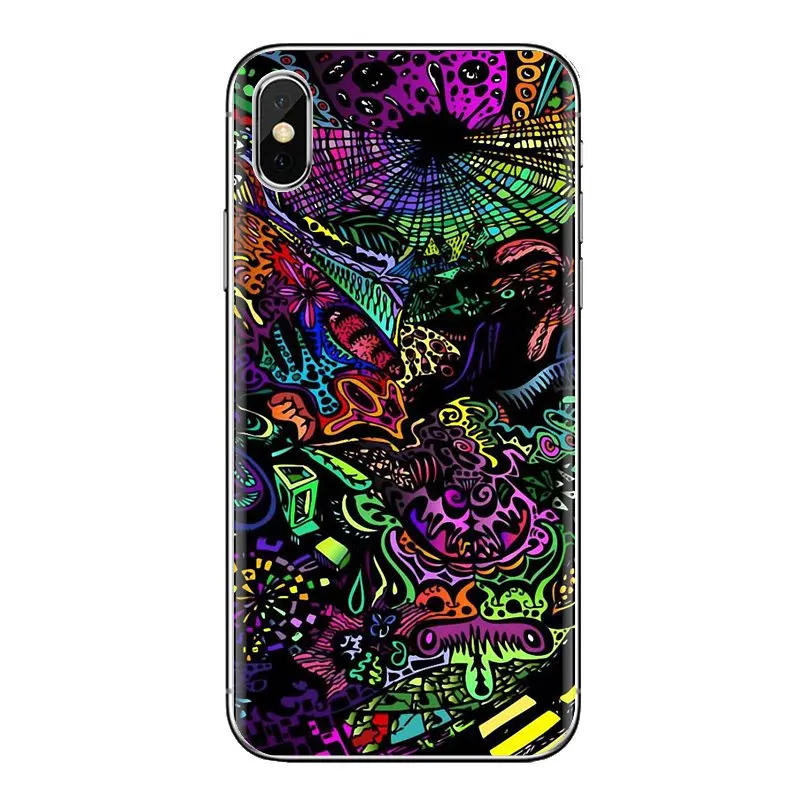 Silicone Phone Case Pastel Abstract Psychedelic Trippy For Samsung Galaxy S3 S4 S5 Mini S6 S7 Edge S8 S9 S10 Plus Note 3 4 5 8 9 |