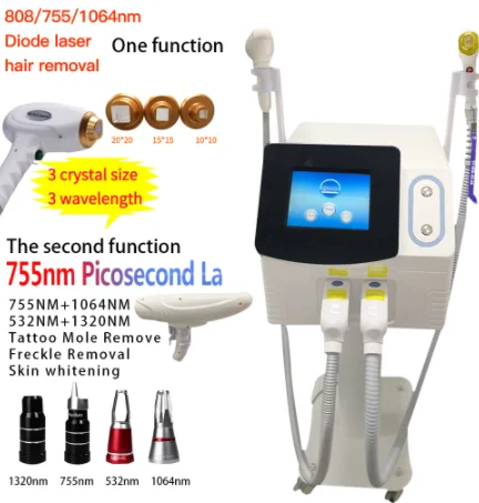 

New model best 808 diode laser hair removal and picosecond tattoo removal machine for Distributors