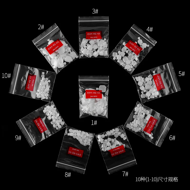 

Press on Toenails Manicure Fake Toe Nail False Art Clear Natural Acrylic Artificial Toes Design Foot Nails Tips DIY Tool 600pcs