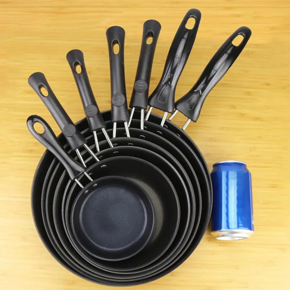 

Mini non-stick egg pan Small pan steak pan induction cooker gas burner universal frying pan cookware