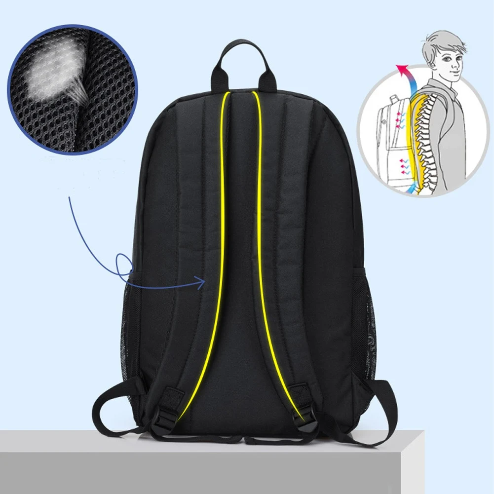 Рюкзак мужской из ткани Оксфорд с USB-зарядкой и голосовой активацией | Спорт