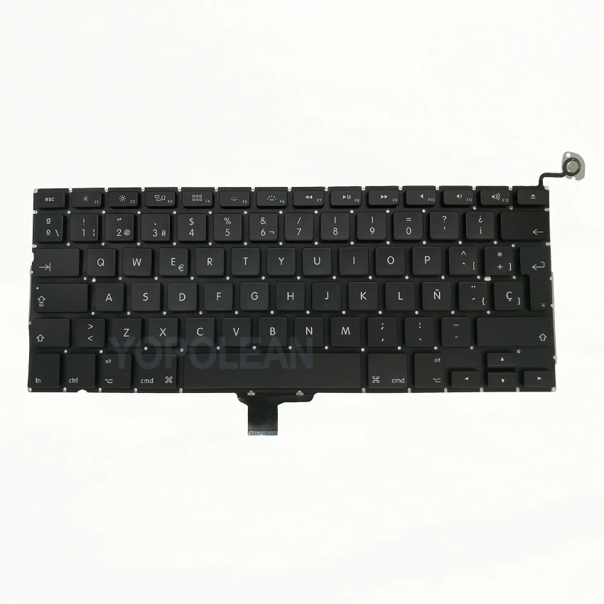Новая испанская клавиатура с подсветкой для Macbook Pro Unibody 13 &quotA1278 2009 2010 2011 2012