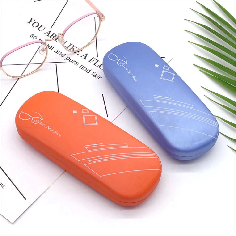 

Unisex Fashion Eyeglasses Case Women Men Kids Leather Eye Glasses Hard Shell Protector Reading Eyewear Case Sunglasses Box Case