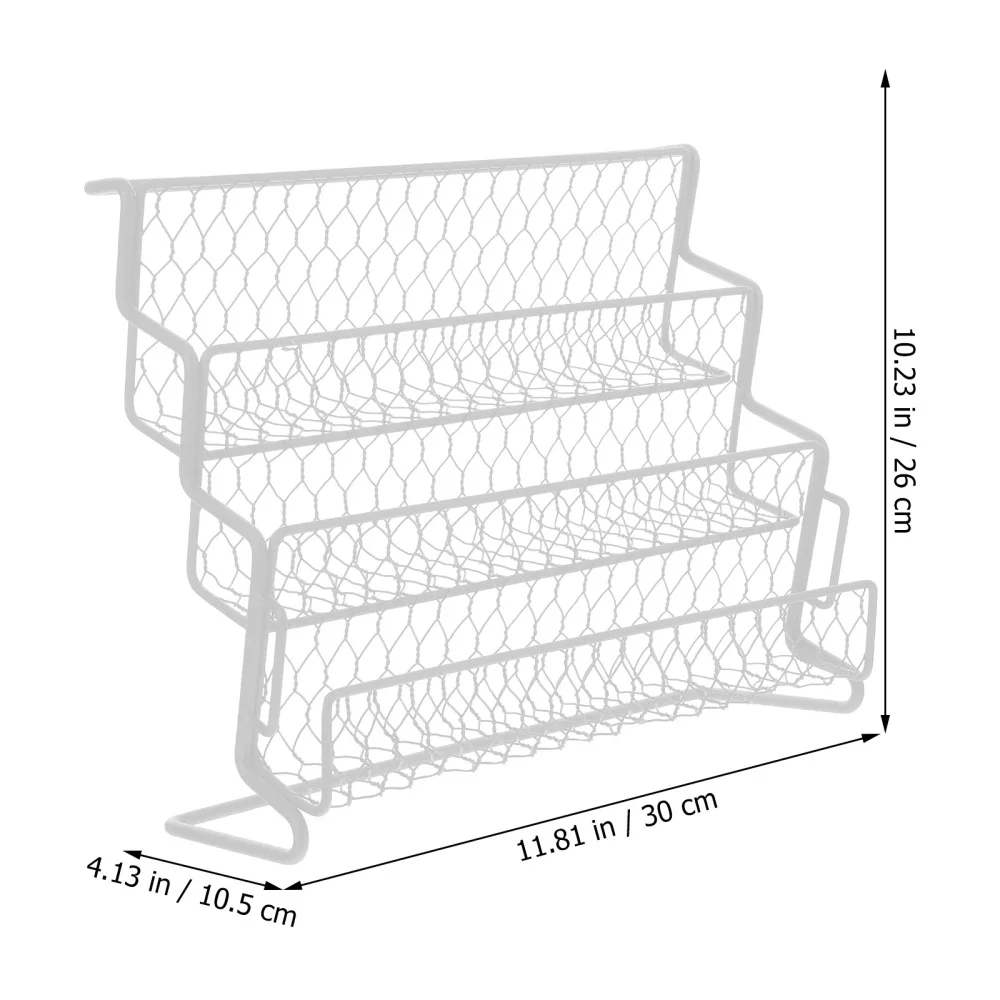 

1pc 3 Layer Storage Rack Kitchen Durable Storage Shelf Seasoning Box Organizer