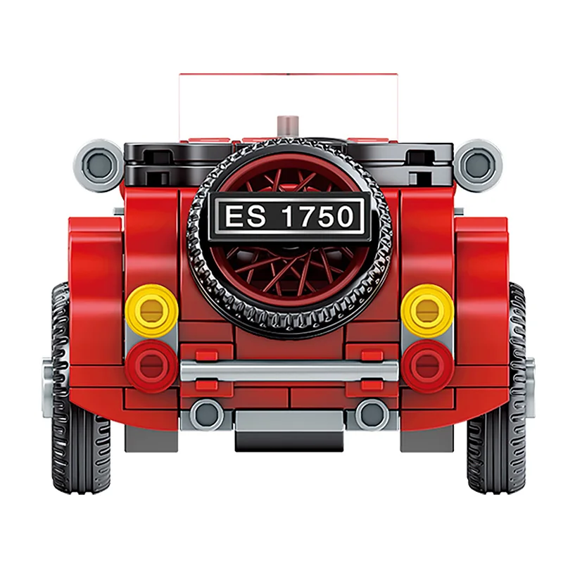 

SEMBO High-tech MOC Creator Retro Red Car Building Block Classic Small Assembly Bricks Kids Toys Holiday Gifts
