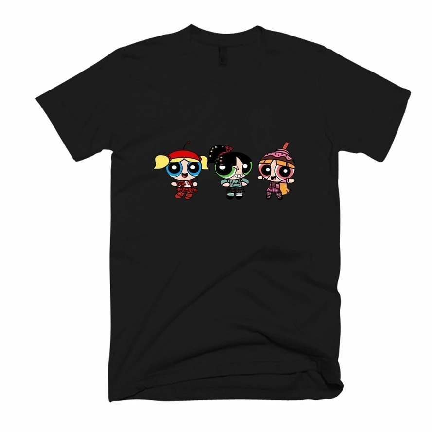 Новый Powerpuff Девушка Мужская Женская футболка США Размер S M L XL 2XL Xxxl Zm1
