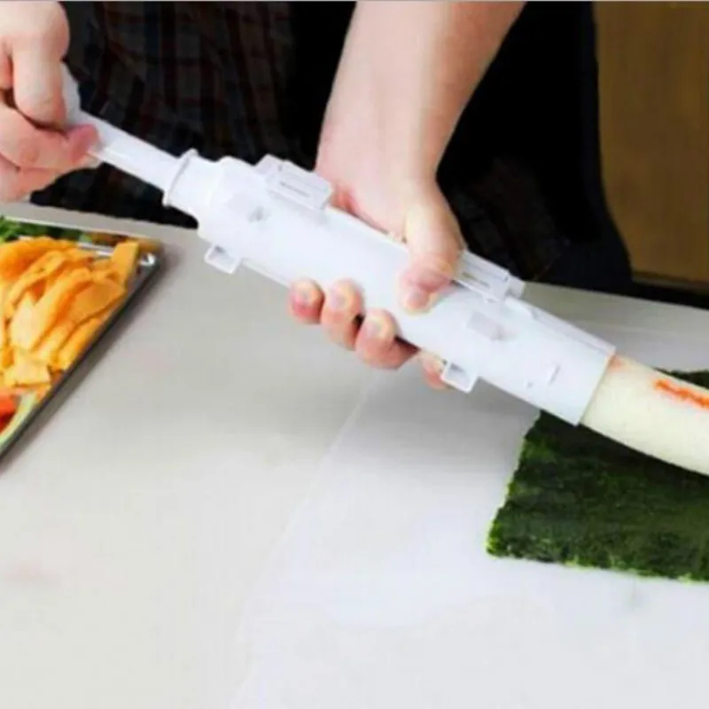DIY для изготовления суши машина кухонные инструменты для суши устройство для приготовления суши роллов форма для роллов устройство для заворачивания суши Базука риса мясо овощей