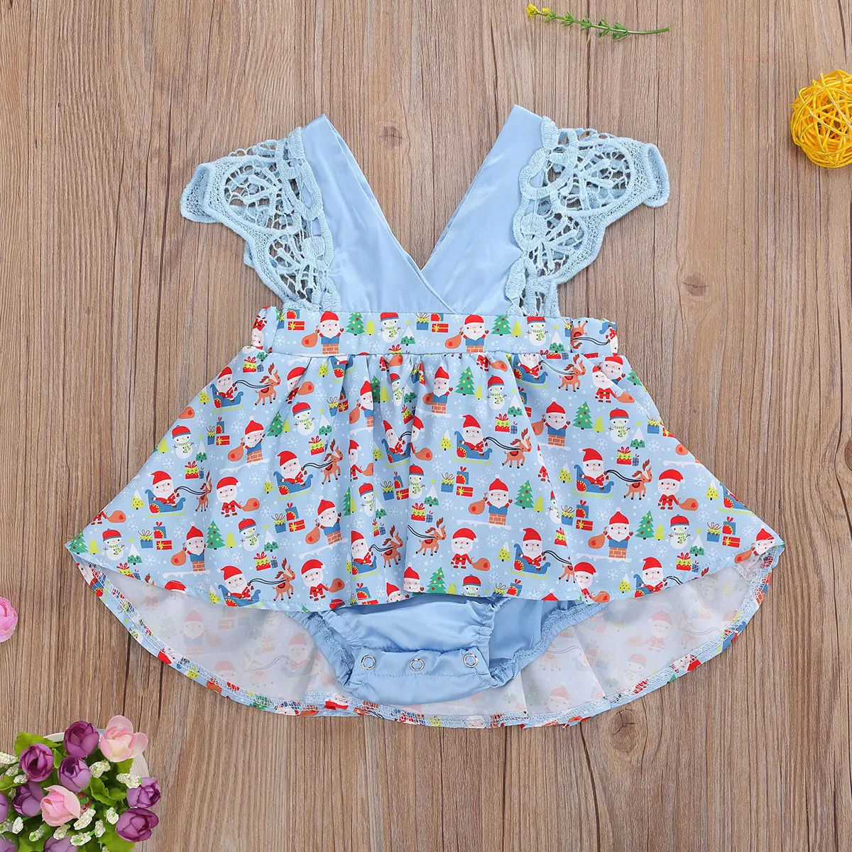 Одежда для малышей платье девочек летнее модное милое кружевное с v-образным