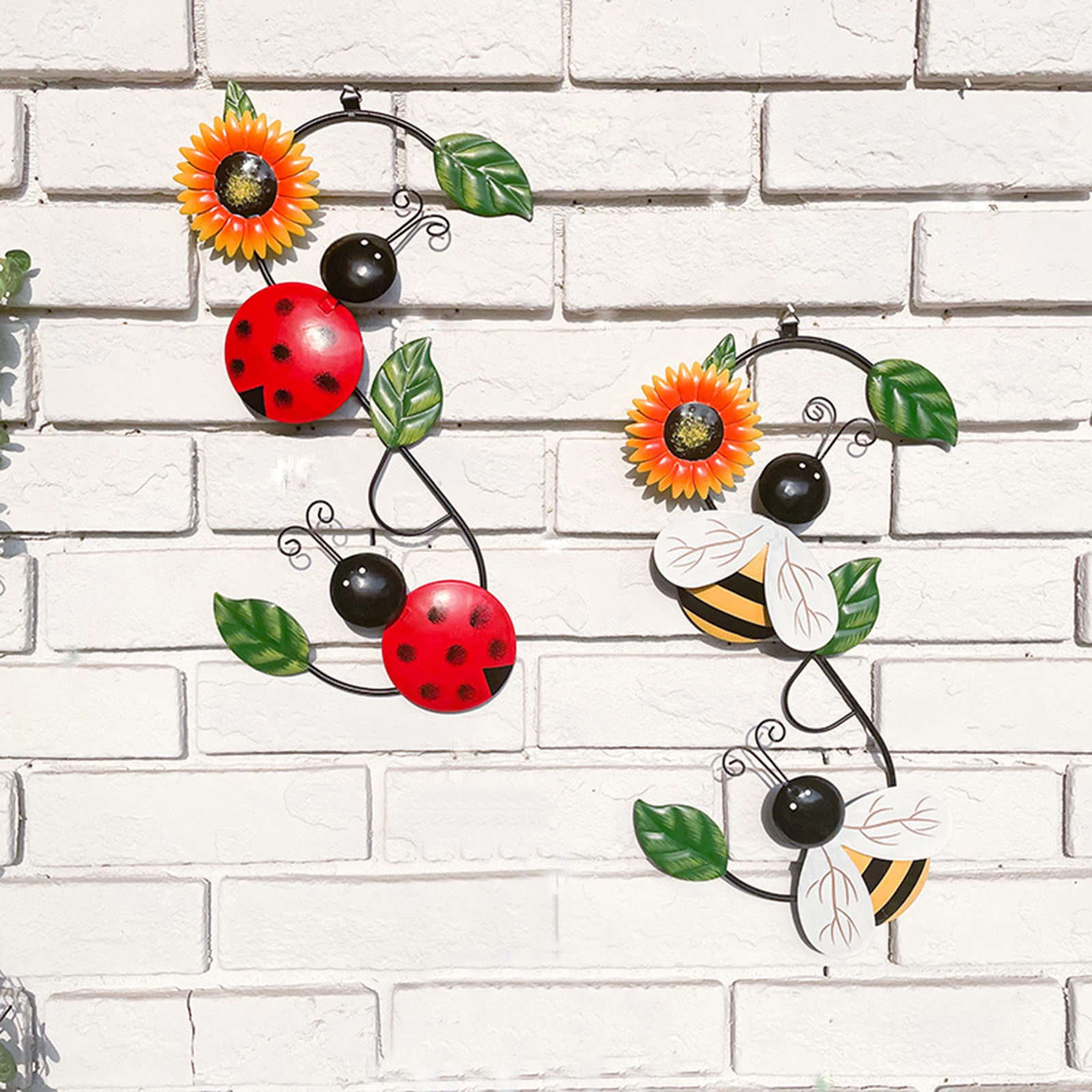 

Hanging Ornament Sunflower Welcome Sign Decorative Vintage Iron Home Wall Hanging Ornament Door Decorarions