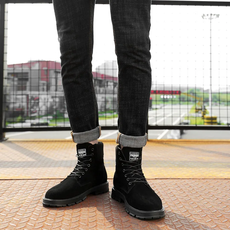 Мужские кожаные ботинки Martin Повседневная Военная Тактическая обувь